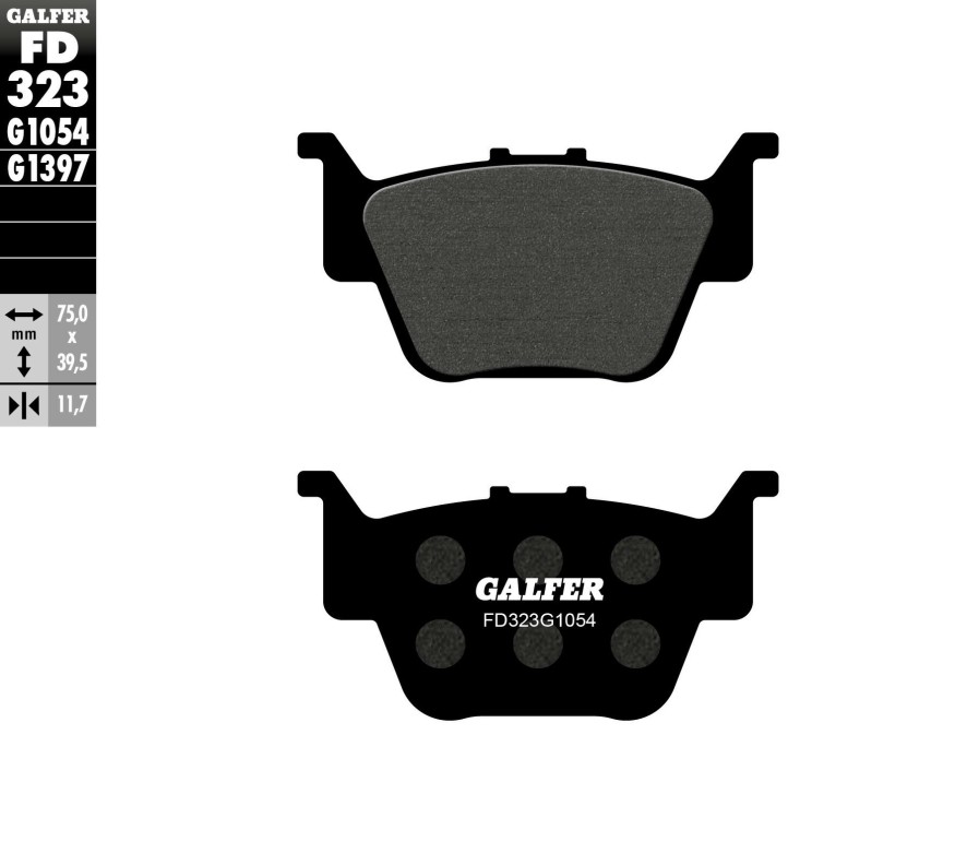 Pastillas De Freno | Galfer Semi-Metallic Compound Rear Pads Fd323G1054