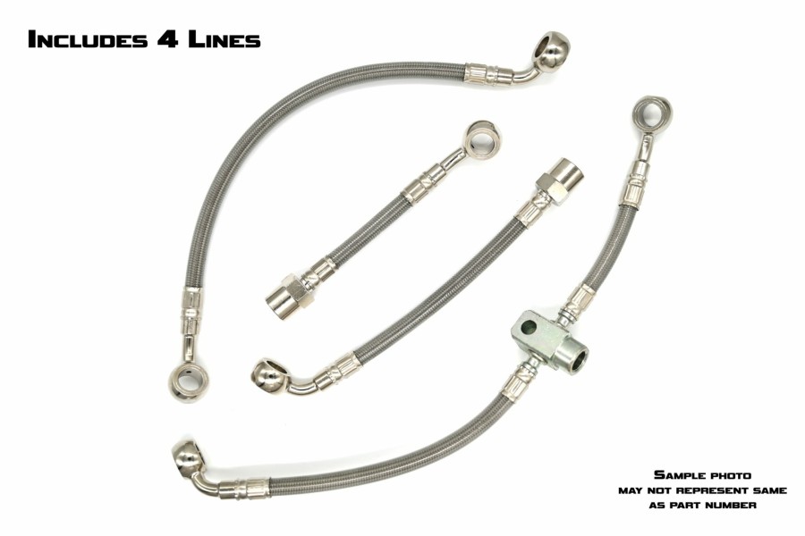 Kits De Freno | Galfer Stainless Steel Front 4 Line Kit Front Lines Fk003D968-4