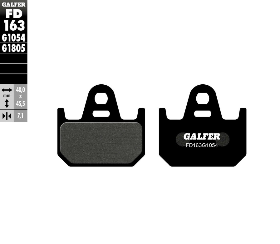 Pastillas De Freno | Galfer Semi-Metallic Compound Rear Pads Fd163G1054