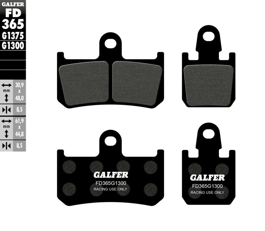 Pastillas De Freno | Galfer Ceramic Race Compound Front Pads Fd365G1300