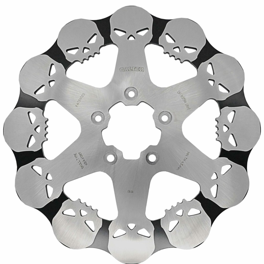 Rotores De Freno | Galfer 11.8 Solid Mount Skull Rotor Front Disc Df835Rh