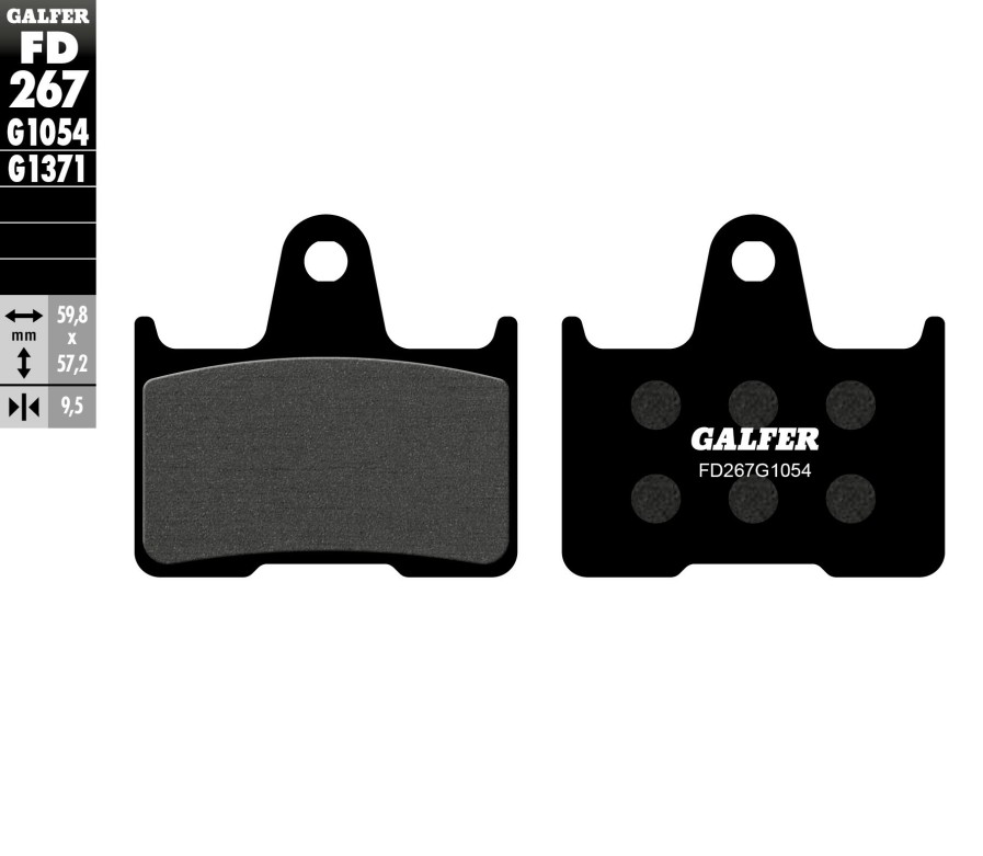 Pastillas De Freno | Galfer Semi-Metallic Compound Rear Pads Fd267G1054