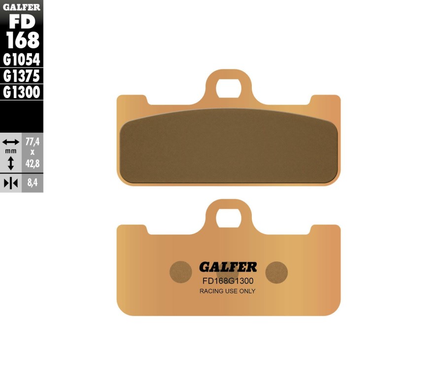 Pastillas De Freno | Galfer Ceramic Race Compound Front Pads Rear Pads Fd168G1300