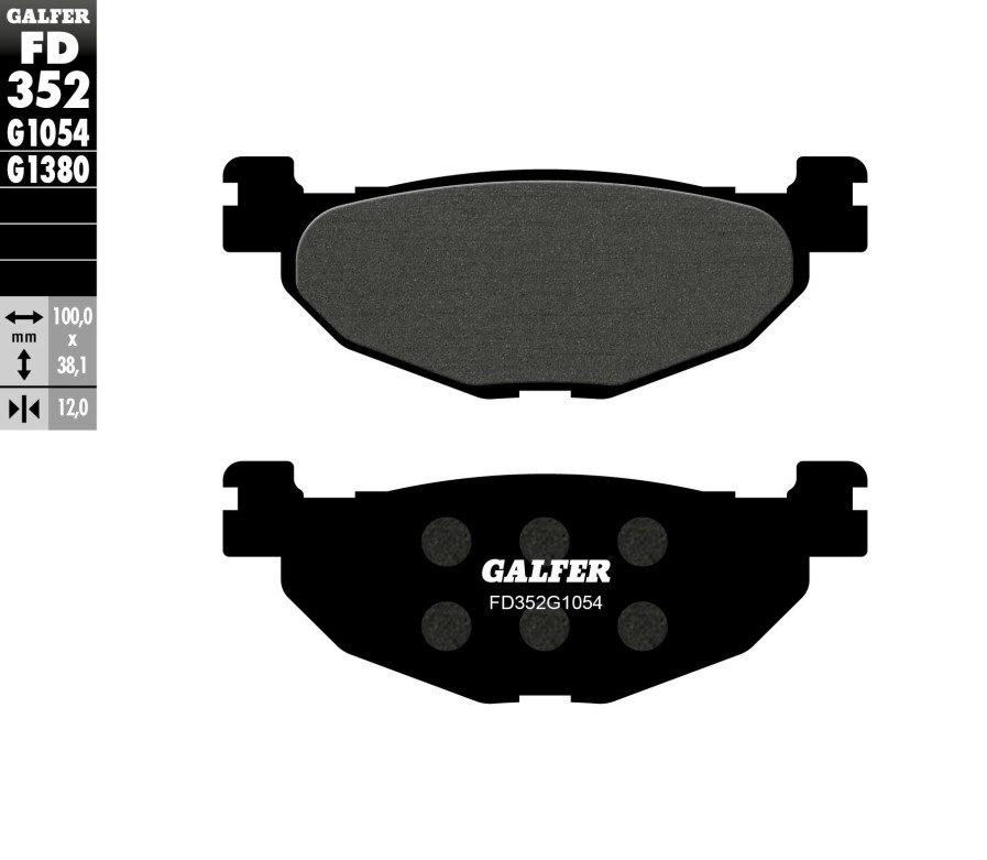 Pastillas De Freno | Galfer Semi-Metallic Compound Rear Pads Fd352G1054