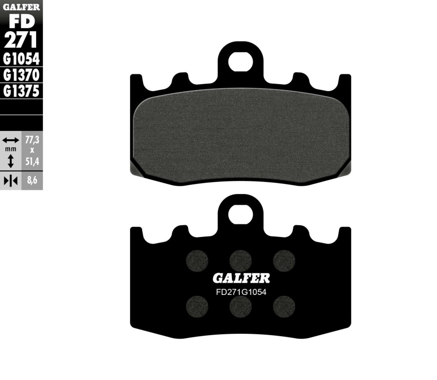 Pastillas De Freno | Galfer Semi-Metallic Compound Front Pads Fd271G1054