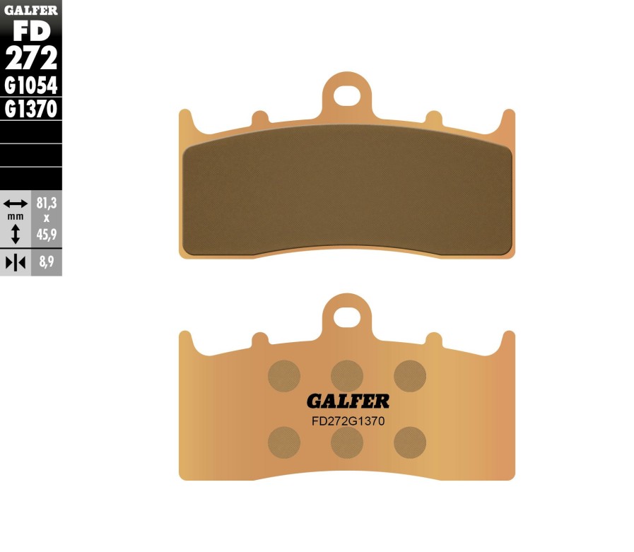 Pastillas De Freno | Galfer Hh Sintered Compound Front Pads Fd272G1370