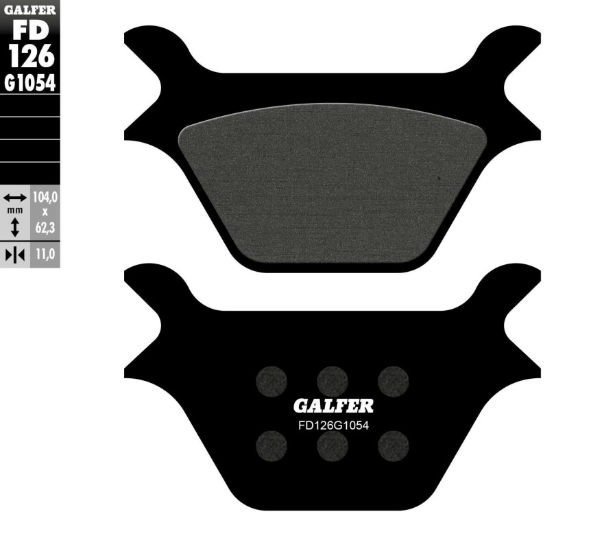 Pastillas De Freno | Galfer Semi-Metallic Compound Rear Pads Fd126G1054