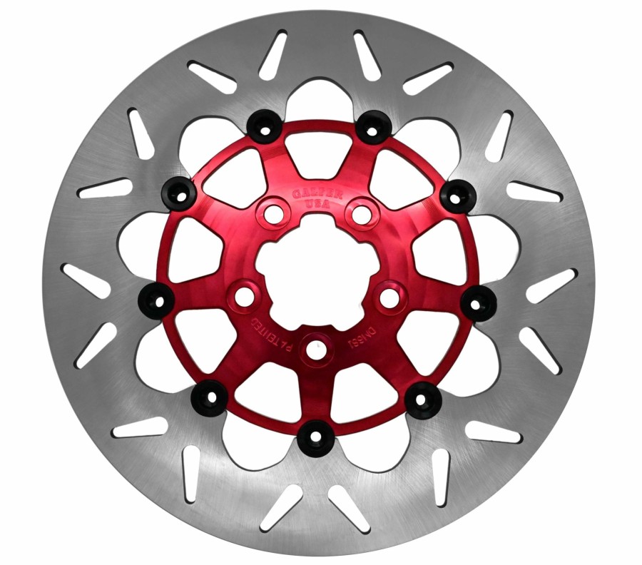 Rotores De Freno | Galfer 11.8 Floating Round Rotor Red Carrier Rear Disc Df681Cvs-R