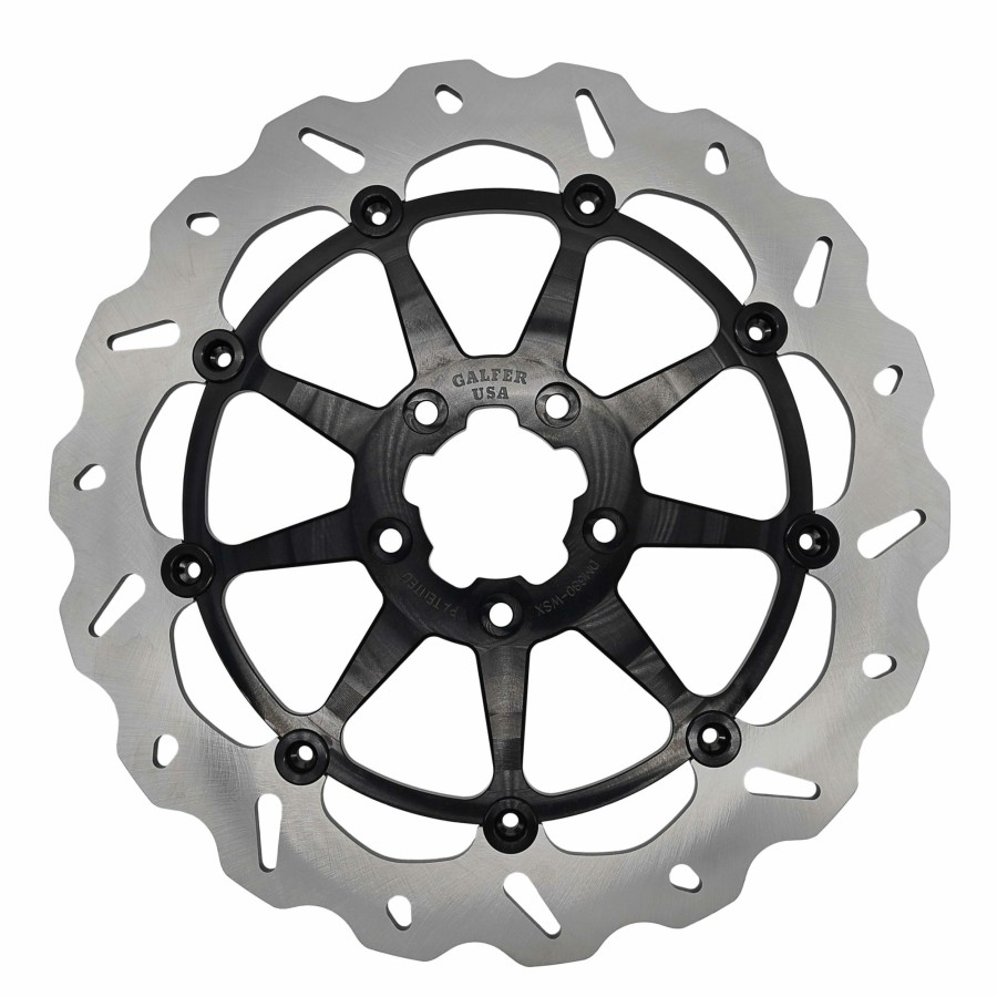 Rotores De Freno | Galfer 13 Radial Mount Floating Wave® Rotor Front Disc Df680Cwsx-B