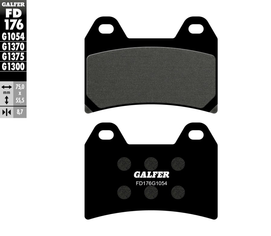 Pastillas De Freno | Galfer Semi-Metallic Compound Front Pads Rear Pads Fd176G1054