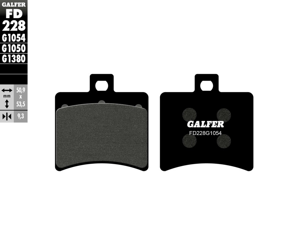 Pastillas De Freno | Galfer Semi-Metallic Compound Rear Pads Fd228G1054