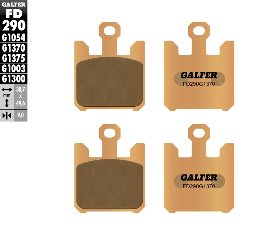 Pastillas De Freno | Galfer Hh Sintered Compound Front Pads Fd290G1370