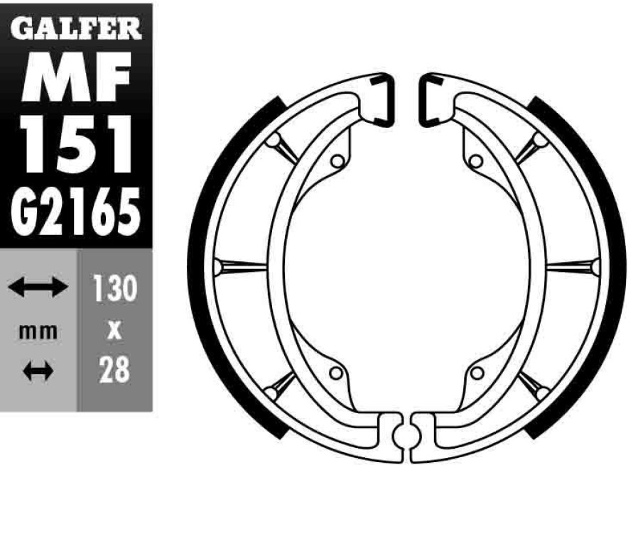 Pastillas De Freno | Galfer Brake Shoe Rear Pads Front Pads Mf151