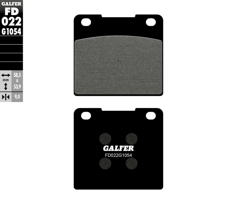 Pastillas De Freno | Galfer Semi-Metallic Compound Rear Pads Fd022G1054